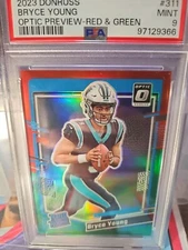 2023 Panini Donruss - Rated Rookie  Optic Preview Holo Prizm #311 Bryce Young...