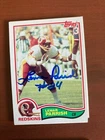 Washington Redskins Lemar Parrish signed 1982 Topps Card