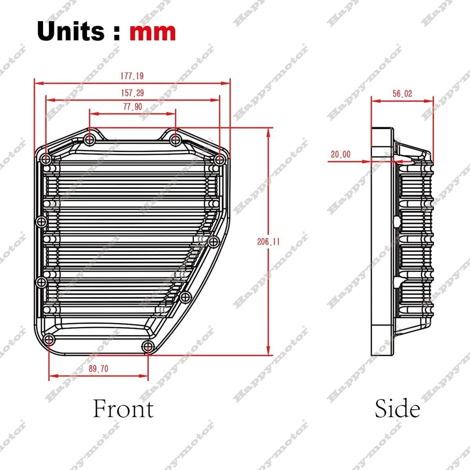 CNC gauge twin cam cover For Harley road king 13-17 Dyna Super Glide 01-17 — 第 4/4 张图片