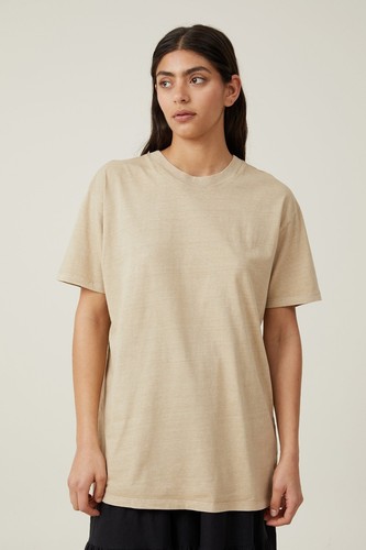 Cotton:On Women's The Oversize Graphic Tee Psychic Readings T-Shirt Taupe Size M - Picture 4 of 4
