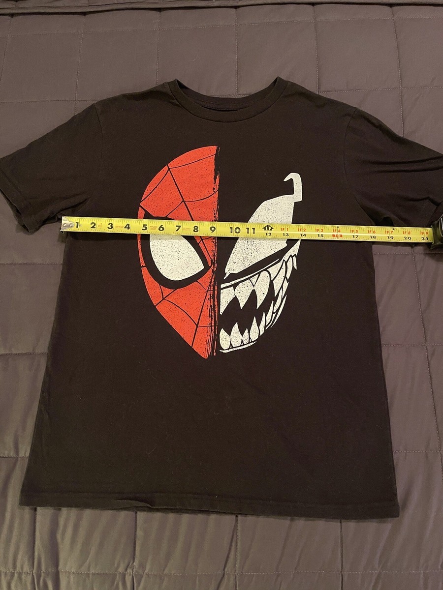 Maglietta Marvel Iron Man Venom Split Face - Cotone, Design Divisio Ufficiale