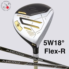 HONMA Beres 09 2024 Fairway Wood 5W 18  3S 3Star ARMRQ FX Graphite Shaft Flex R