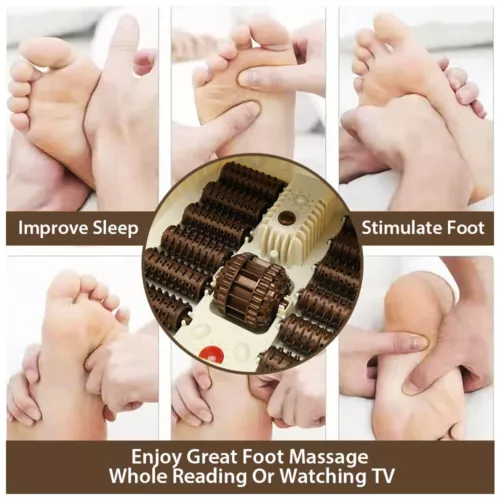 Electric Foot Massager 10L Bubble Foot Bath Spa Foot Tub Roller Heat Soak Bath - Picture 14 of 14