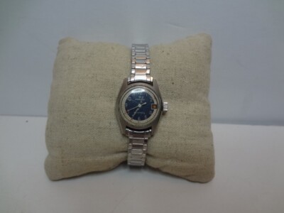 Vintage Hamilton Ladies Watch Womens Silver Tone with Date Swiss Self Winding