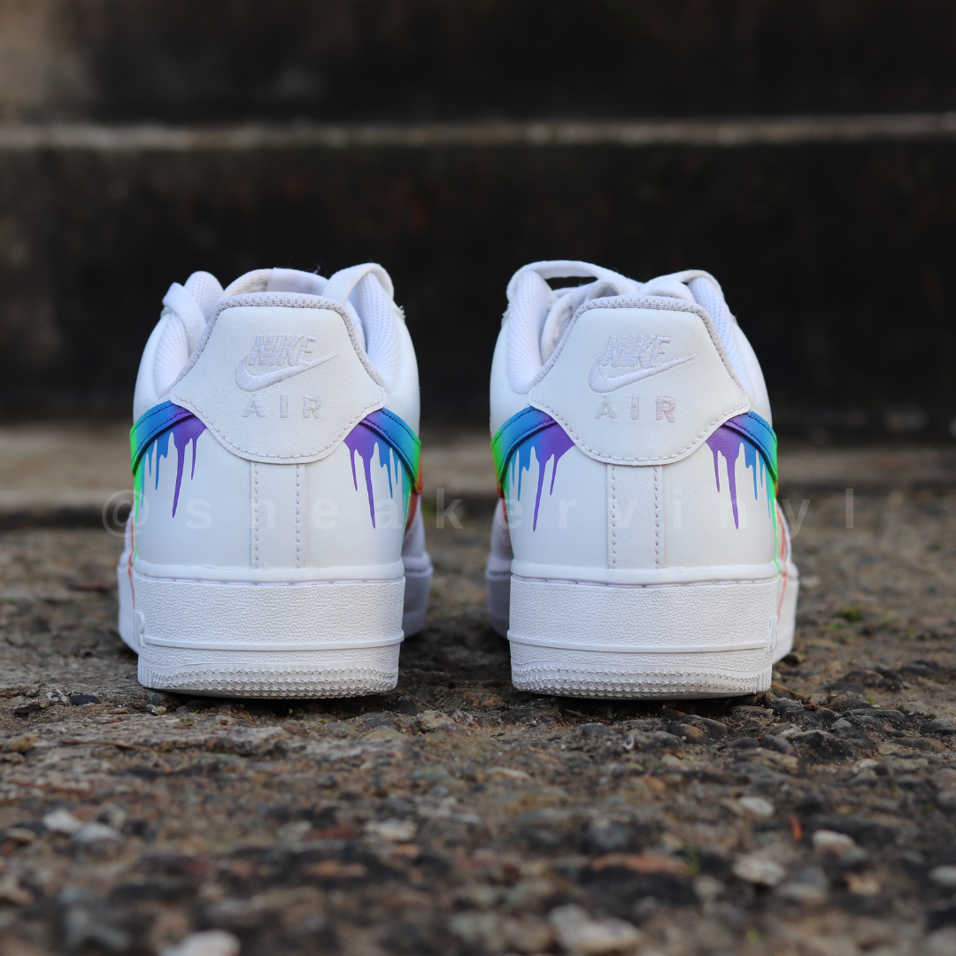 Air Force One Low Pride Rainbow Paint Drips Custom NWT | eBay
