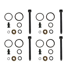 4x Schraube Dichtungssatz Einspritzdüse für Audi Seat Skoda VW Golf Polo