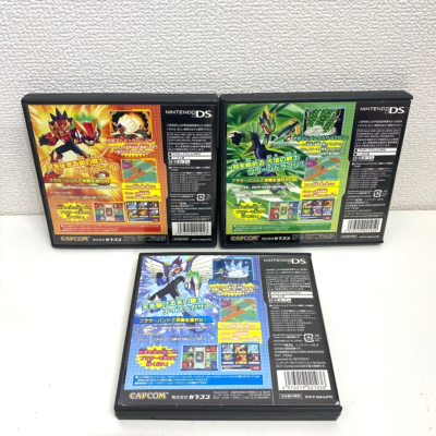 プレステーション4 その他3DSカセット Nintendo DS Rockman Star Force Dragon Leo Pegasus Set Mega Man