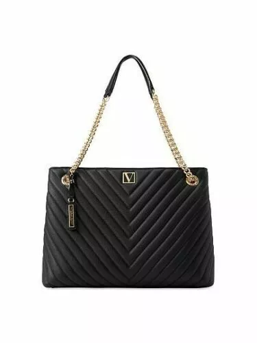 Victoria secret v quilt tote bag clearance