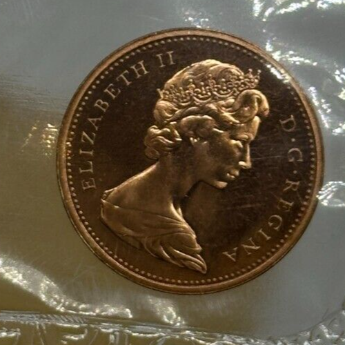 1970 Canada Proof Like Uncirculated 6 Coin RCM Mint Set w/ Envelope & Cello - Picture 13 of 16