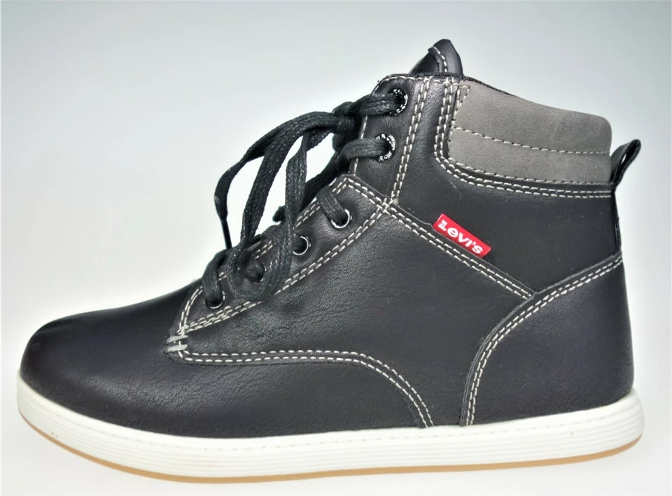 Zapatillas altas 3M Levi’s Daryl Cactus negras imitación espuma para niños Foto 3 de 4