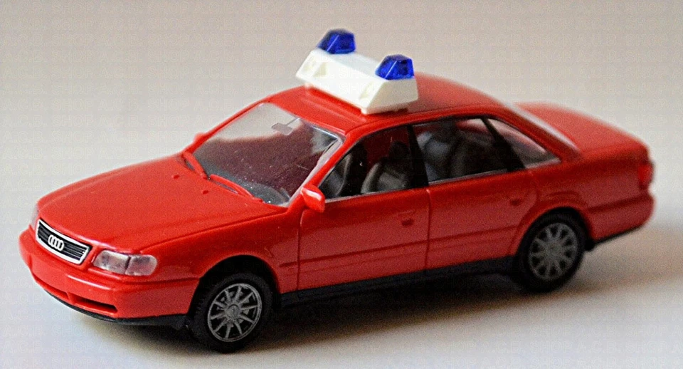 Audi A6 Berlina C4 Tipo 4A Elw Pompieri 1994-97 Rosso 1:87 Rietze 50663 - Immagine 2 di 4