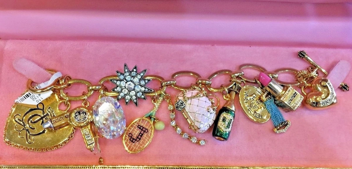 VERY RARE JUICY COUTURE LIMITED EDITION PREFIXED CHARM BRACELET