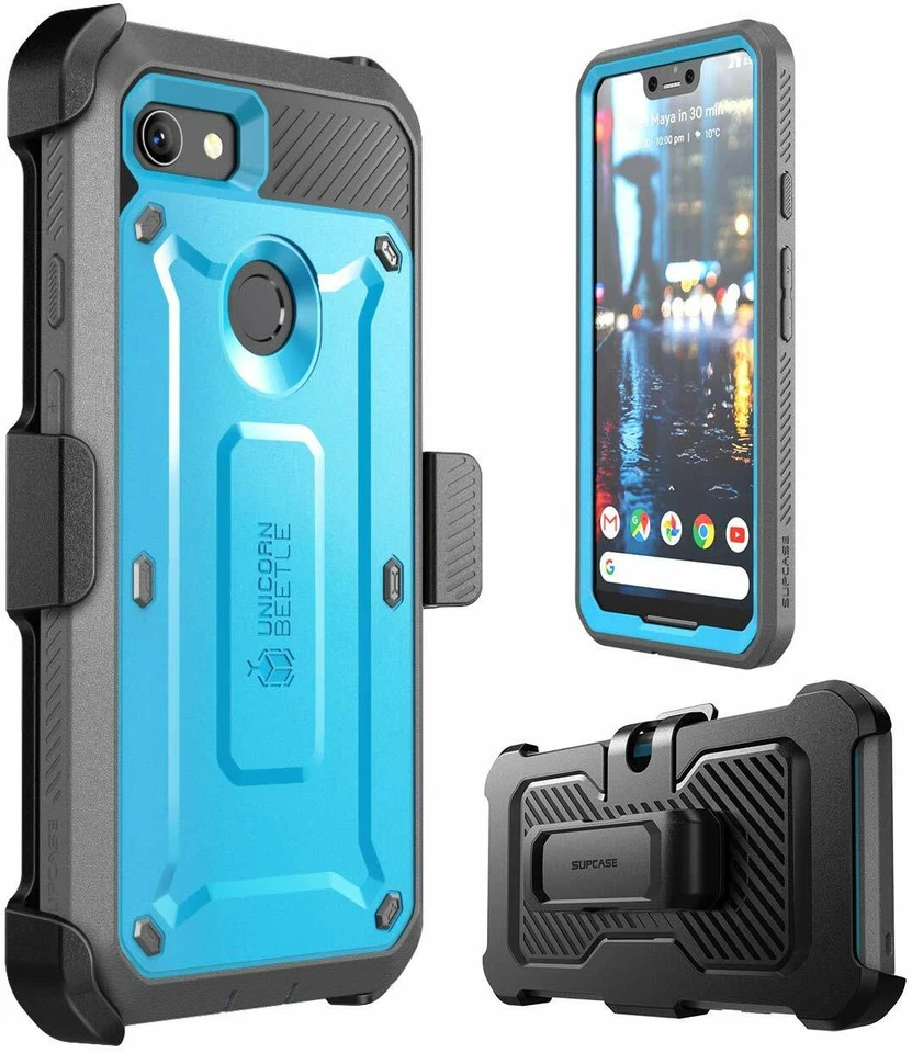 SUPCASE Google Pixel 2XL/3/3XL/3a/3aXL/4/4XL Case [UB Pro] Rugged Holster Cover - Image 2 of 4