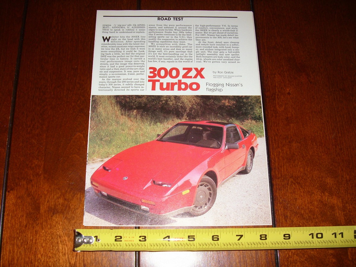 1987 NISSAN 300 ZX TURBOCHARGED ORIGINAL ARTICLE | eBay