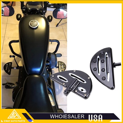 Motorcycle Rear Passenger Floorboards Floor Boards Foot Pegs For Harley ...
