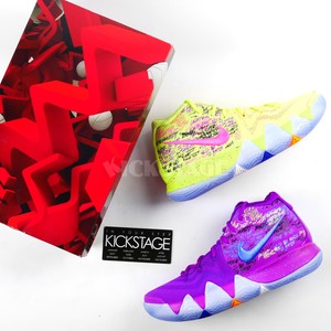 purple and green kyrie 4