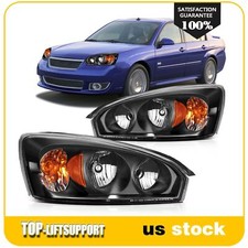 Headlights Assembly Pair Of Fits 2004-2008 Chevy Malibu Replacement Leftright