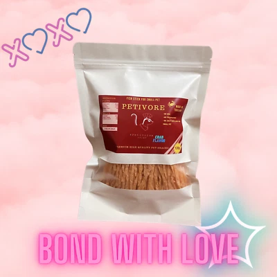 PETIVORE Premium Large Crab Flvor Fish Stick - Sugar Glider, Made with Real Fish