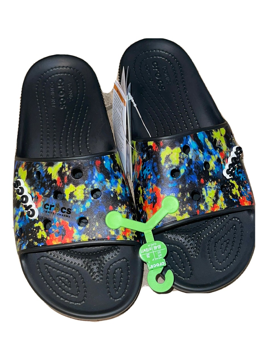 Crocs Classic Slide Tie Dye Crocs Classic Tiedye Graphic Slide