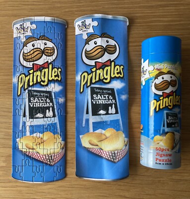 YWOW Games Pringles Salz & Essig 50 Stück Mini Puzzle-vollständig