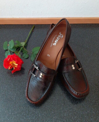Sioux Damenschuhe Halbschuhe Mokassin Gr. 6,5 bzw. 40 Leder NEUwertig 
