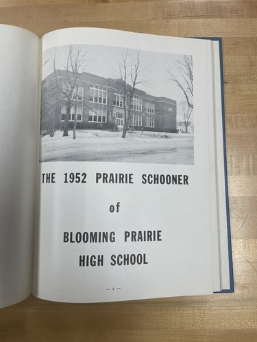 1952 Prairie Schooner Yearbook Blooming Prairie Minnesota High School FREE SHIP - 第 2/9 張圖片