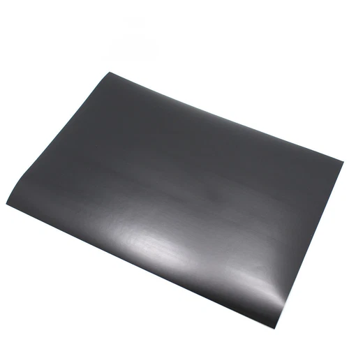 Etiqueta de hoja adhesiva autoadhesiva de PVC negro mate tamaño A4 para impresora láser - Imagen 2 de 2