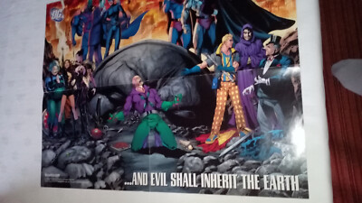 Batman Final Crisis, US-Comic-Shop-Promoposter, 56 cm, DC 2007, wie neu