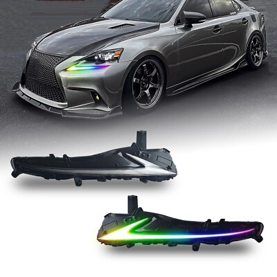 RGB LED DRL For 2013-2016 Lexus IS200T/IS300 250 350 F Daytime