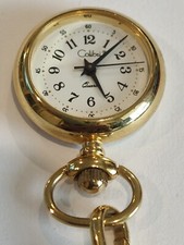 Colibri Pocket Quartz Watch Gold Tone Beautiful Vintage Untested Customized
