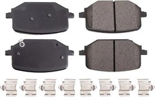 Pair Rear Ceramic Pads w/ Hardware for 2020 - 2023 Ford Explorer Lincoln Aviator