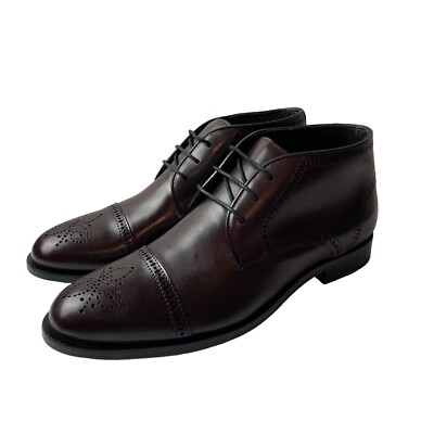 Marc Joseph Dark Brown Chukka Boots Marc Joseph New York -Lenox Ave Mens Chukka Boot Dark Brown  main image 4