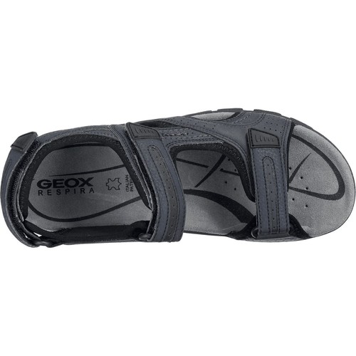 Geox Respira Men Sandal Strada D Outdoor Navy Dark Grey - Picture 4 of 6