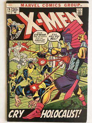 X-Men #74 Apr 1972 Cents Cry Holocaust Gil Kane Cover Early 70 s Reprint Of #26