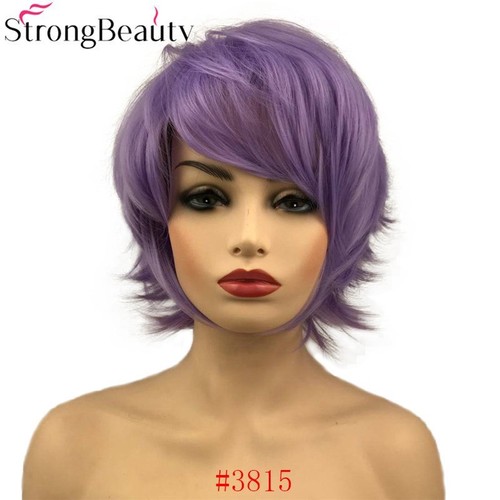 Cosplay Wigs Short Straight Hair For Women Synthetic Capless Full Daily