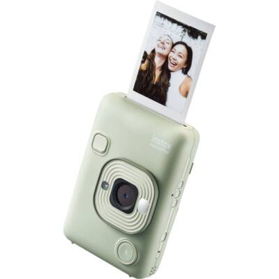 Fujifilm Instax Mini Liplay Hybrid Instant Camera (Matcha Green 