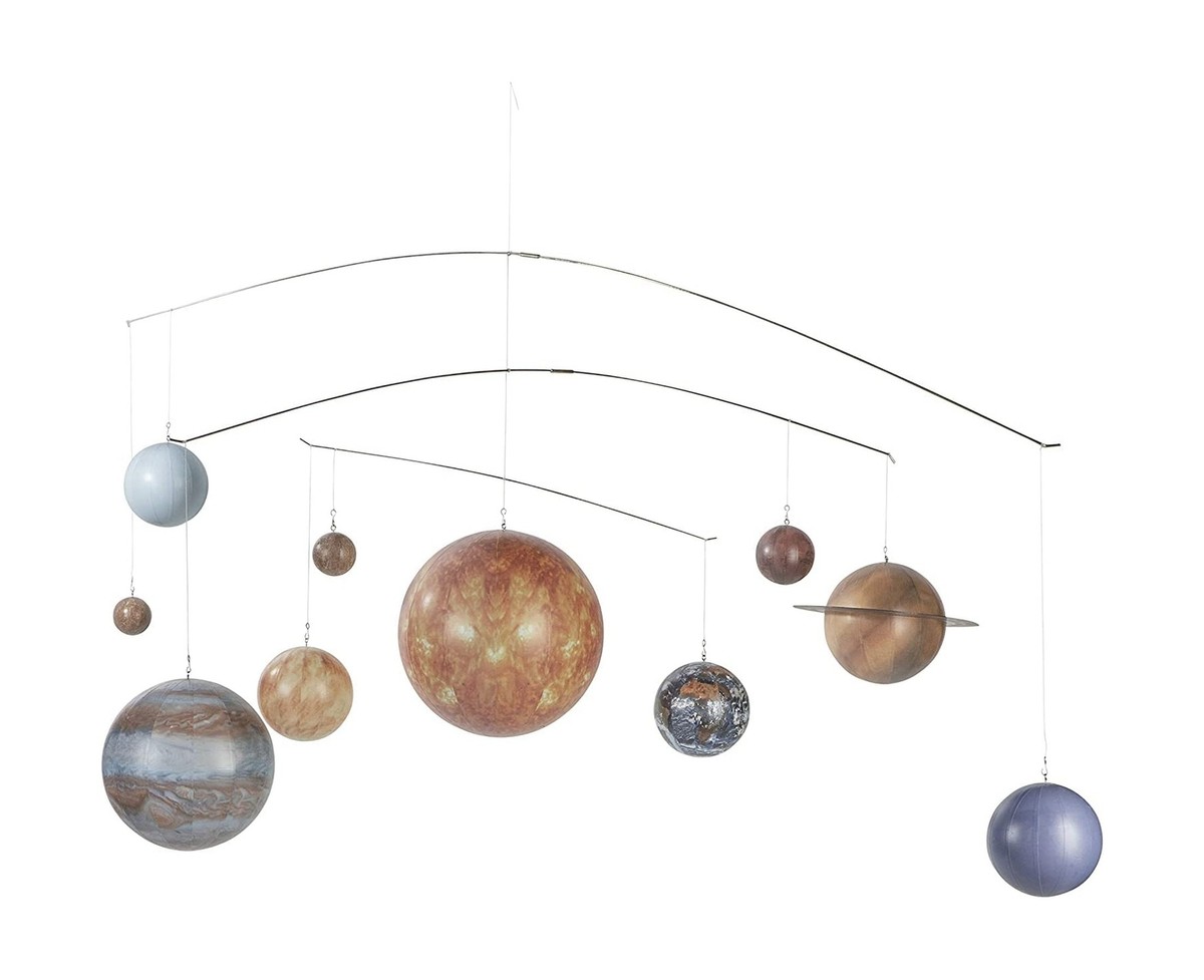 Crib Mobile Arm Solar System Mobile Kit Colorful Hanging Planets