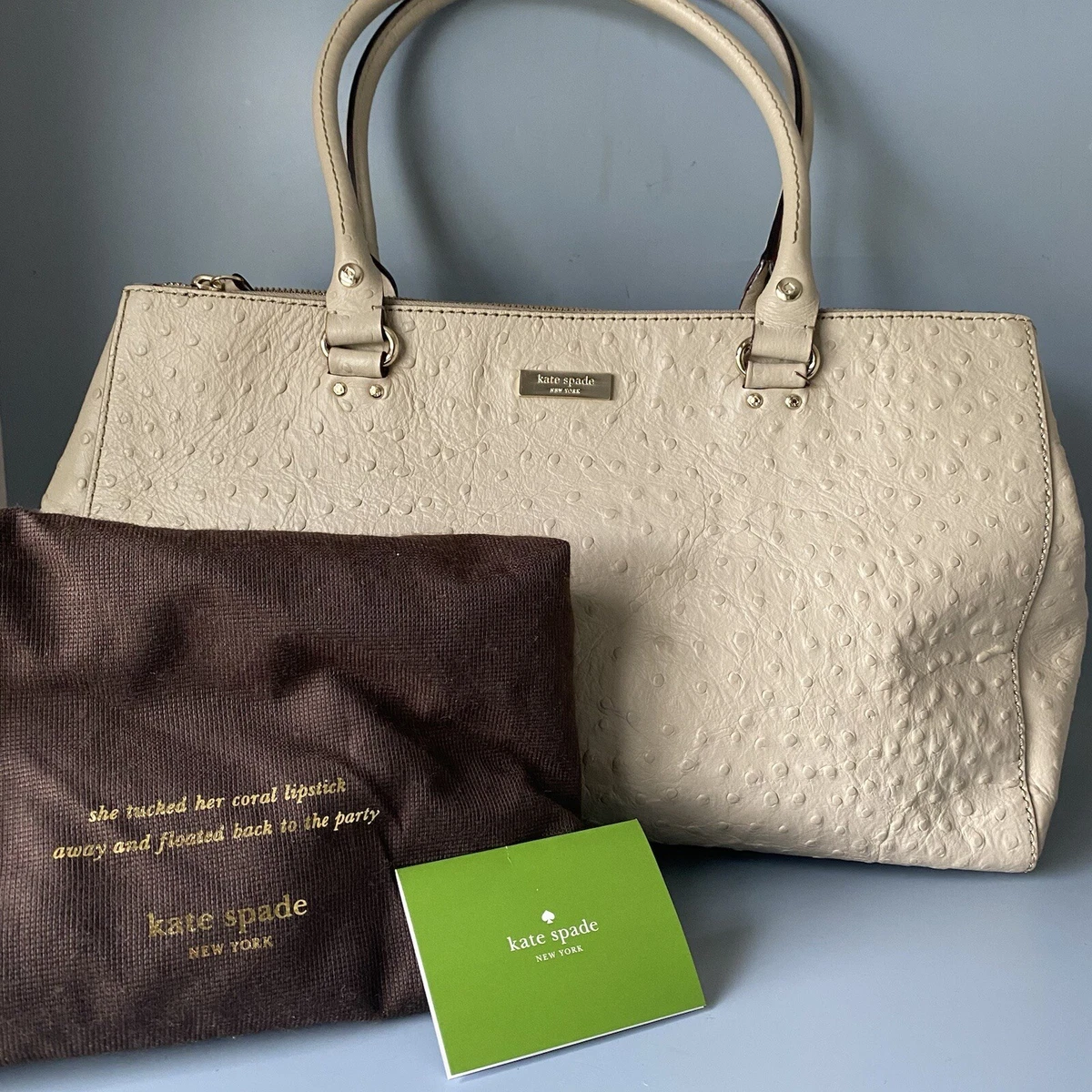 Kate spade off white purse sale