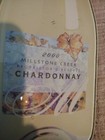 WINE BOTTLE DECORATIVE GLASS 2000 Millstone creek HANGING!! — photo 4