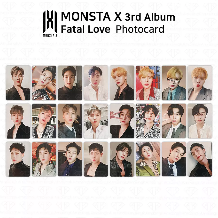 MONSTA X 3rd Album Fatal Love Official Photocard Photo Card