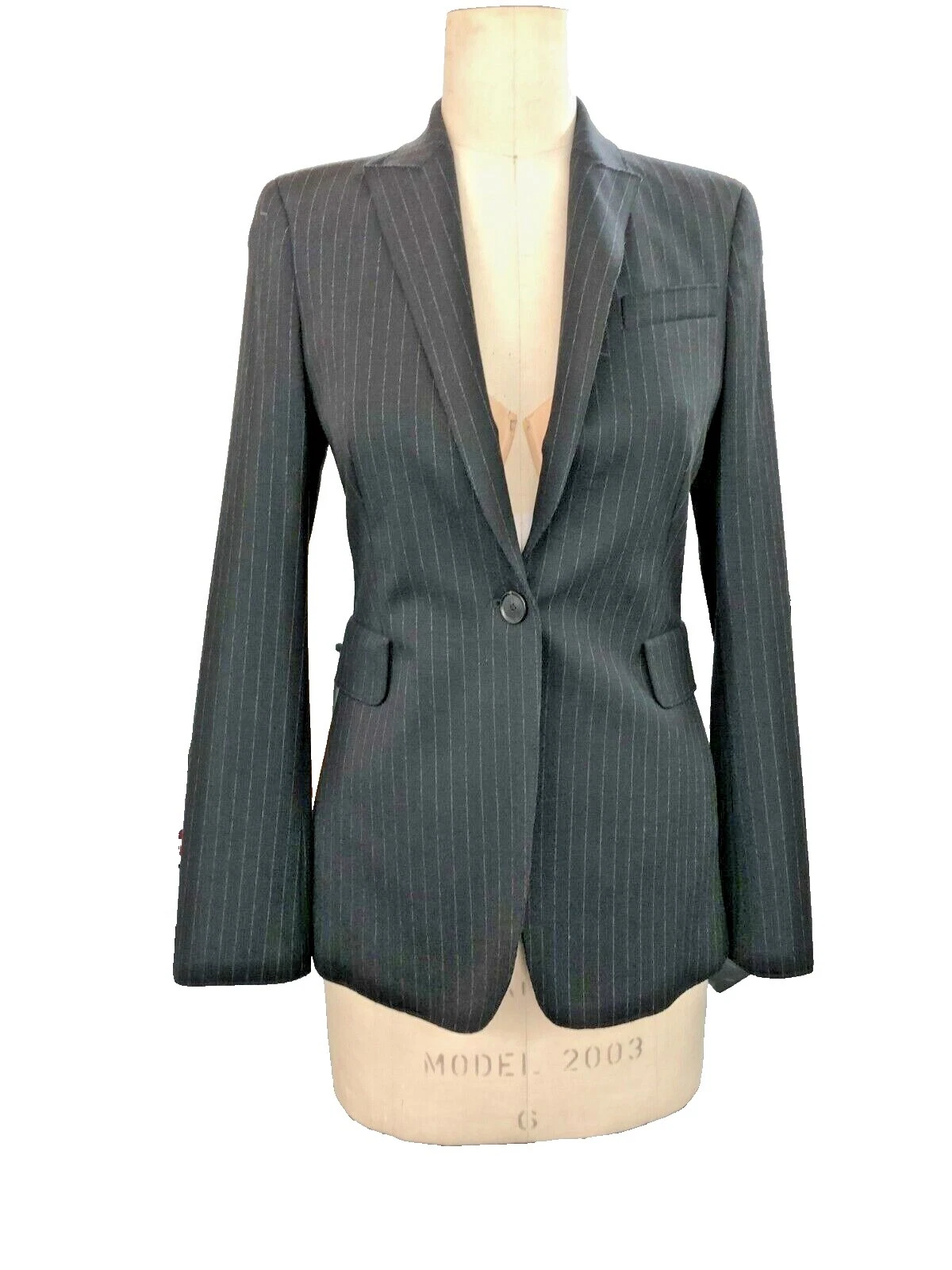 Ternos e ternos femininos separados para calças Akris mistura de lã