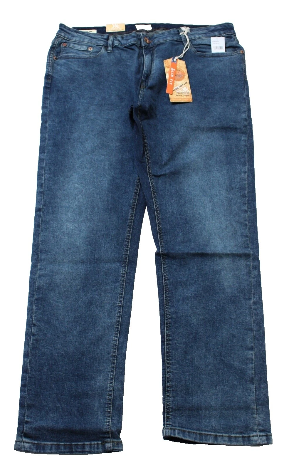 Polyester 36 Size Jeans Men's Slim