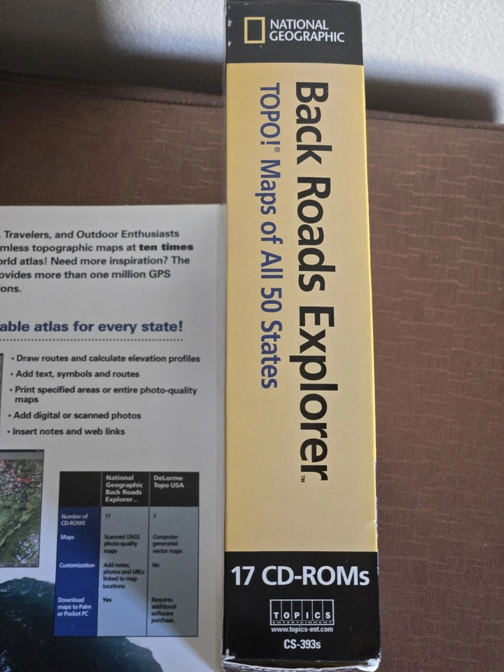 National Geographic Back Roads Explorer 17 CD-ROM PC Topographic Maps 50 States - Image 3 of 4