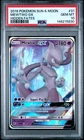 2019 POKEMON SUN & MOON HIDDEN FATES #31 MEWTWO GX PSA 10