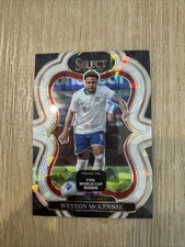 2025-26 Panini Select Road to Fifa World Cup - Weston McKennie White Ice /129