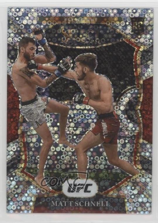 2021 Panini Select UFC Concourse Disco Prizm Matt Schnell #85 1p5