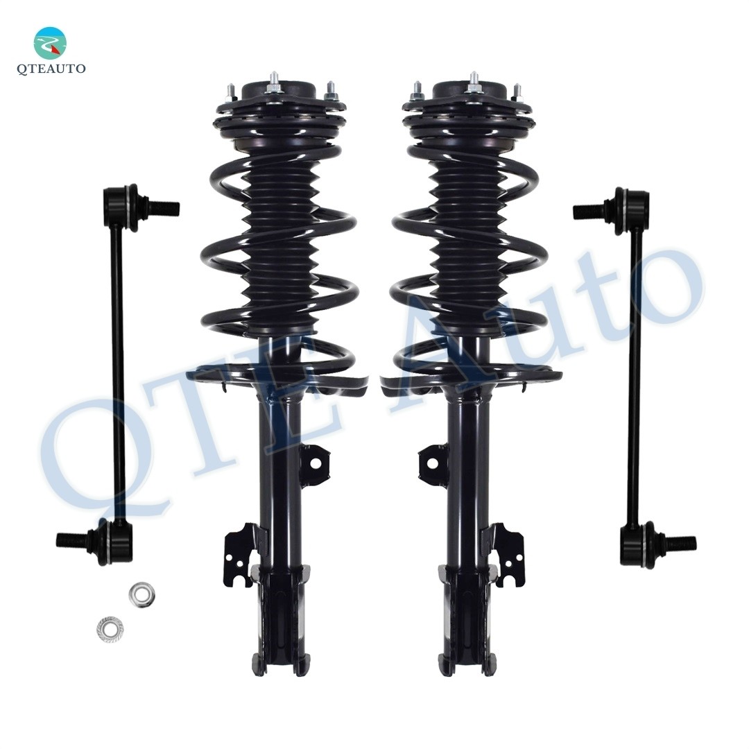 Set of 4 Front Sway Bar Link-Quick Complete Strut To 2014-2019 Toyota Highlander