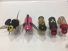 Dowluck Topwater Fishing Lure Set 5pcs Tomei Chin Chin Lip Service Bass Plug