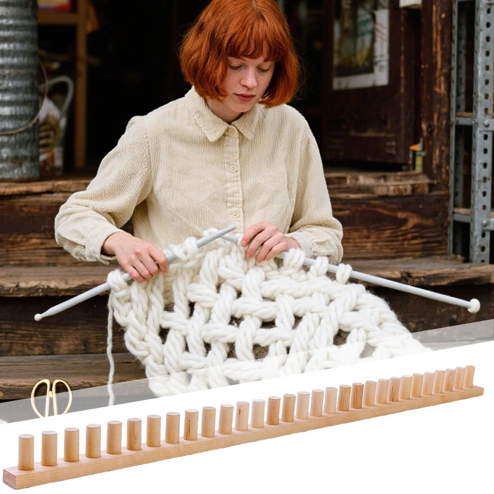 Wooden Loom Frame Knitting Kit for DIY Blankets - image 4 of 4