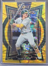 2025 Panini Select Baseball Jacob Wilson Gold Pulsar Prizm 05/10 Jersey Match